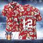 2025 Custom Photo Face Name Hawaiian Shirt Personalized Diy Text Beach Shirt Gift Mens Designer Shirts Customize Club Jersey
