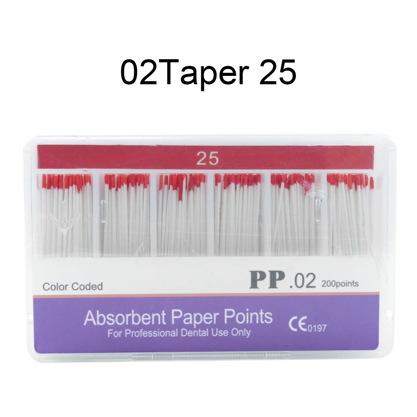 WELLCK 1 Box Dental Absorbent Paper Points Sterile Mixed Sizes 02 04 06 Taper 15-40# For Dentist Use Dentistry Materials