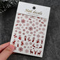 Winter Christmas Atmosphere Nail Stickers Snowman Snowflake Wapiti Self-adhesive High Quality Cute Nail Stickers Nail Art Deco