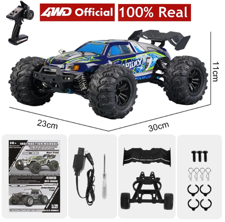4WD Remote Control Car Off Road 4x4 RC Car High Speed Buggy Truck Super Brushless 50 or 80KM/H Fast Drift Racing Toy Gift