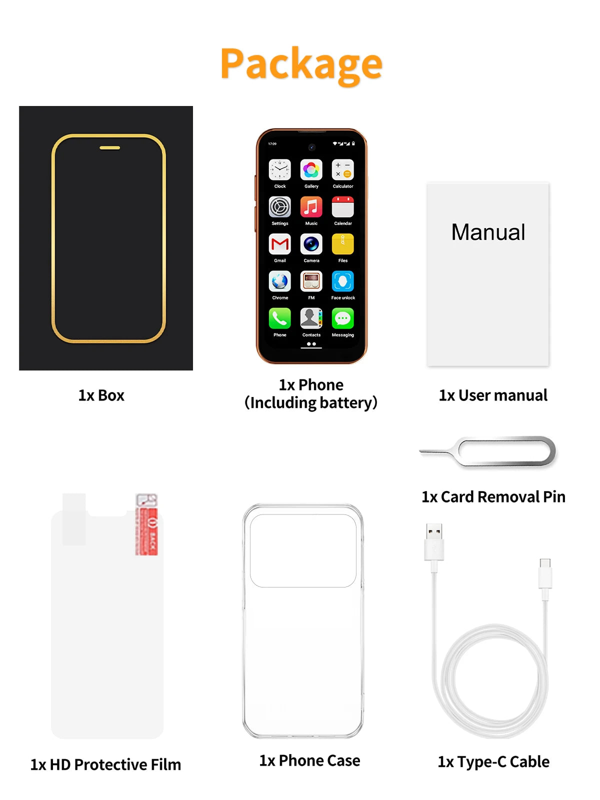 SERVO 19 Air 4G LTE Mini Smartphone Android 12.0 OS Play Store 6GB+128GB Face Unlock OTG 2 SIM 3.88" Screen Pocket Smart Phones
