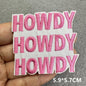 Cartoon Embroidered Patches For Clothing Slogan Letters Embroidery Patch For Clothes Iron On Patches On Clothes Jackets DIY