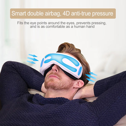Eye Massage Device Vibration Airbag Pressure Eye Massager Bluetooth Music Relax Fatigue Eye Care Improve Sleep Tools Foldable