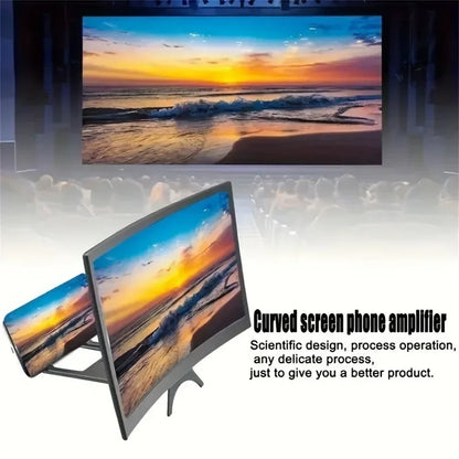 Mobile Phone Screen Protect Eyes HD Magnifier Movie Video Amplifier Holder Enlarger Screen Smart Phone Magnifying Curved Screen