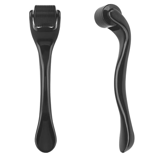 Naujas juodas 540 adatų veido ir kūno plaukų augimo derma volelis odai ir barzdai 0,2 mm 0,25 mm 0,3 mm adatos mikro veido volelio įrankis