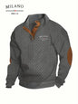 Henry Hoodie An Italian Milan Pattern Is a Warm Soft and Skin-Friendly Men's Autumn and Winter Pullover