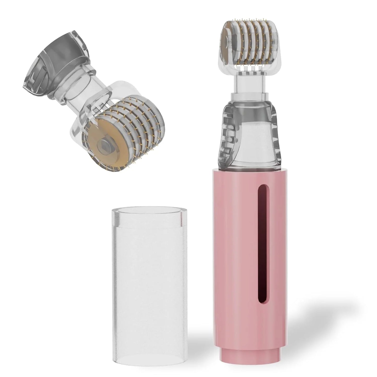 1/2/4/6pcs Derma Roller 0.2mm 105pcs Titanium Needle Lip BOOSTER Microneedle Dermaroller Face Massage Lip Beard Beauty Skin Care