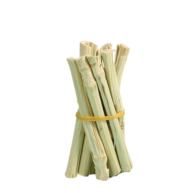 Hamster Molar Stick Toys Sweet Bamboo Stick Apple Twig Rabbit Dutch Pig Chewing Twig Nibble Small Pet Toy Dried Molar Toys 50g