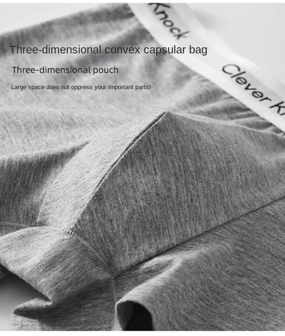 3Pcs Men's Boxer Shorts Cotton Underwear Solid Underpants Sexy Panties Male Breathbale Lingerie Plus Size L-6XL Wholesale Lots