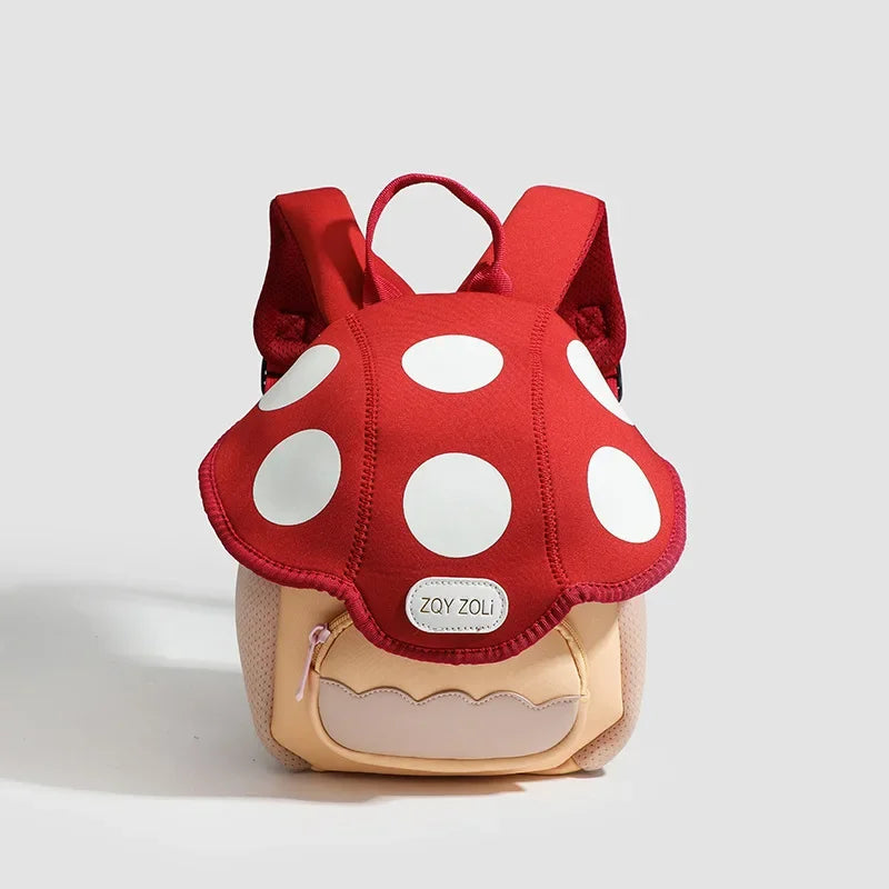 2025 New Mini Cute Mushroom Baby Backpack Kindergarten Popular Children's Small Camping Bag Pink Princess School Backpack Girls