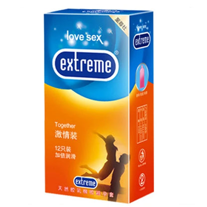 12PCS Men's Condoms Sex Toys lubricante Penis Sleeve Sex Products Vaginal Stimulation Ultra Thin Spike Condoms Adult Supplies