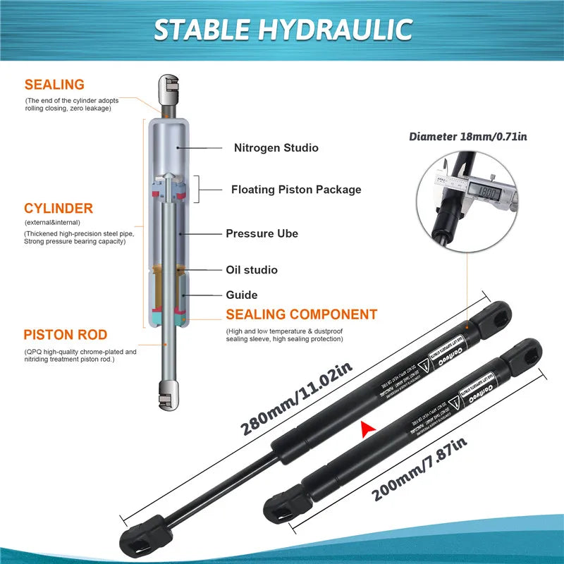 For Chevrolet Camaro 2010 2011 2012 2013 2014 2015 Rear Tailgate Trunk Lift Support Struts Car Gas Spring Shock Absorbe Rods