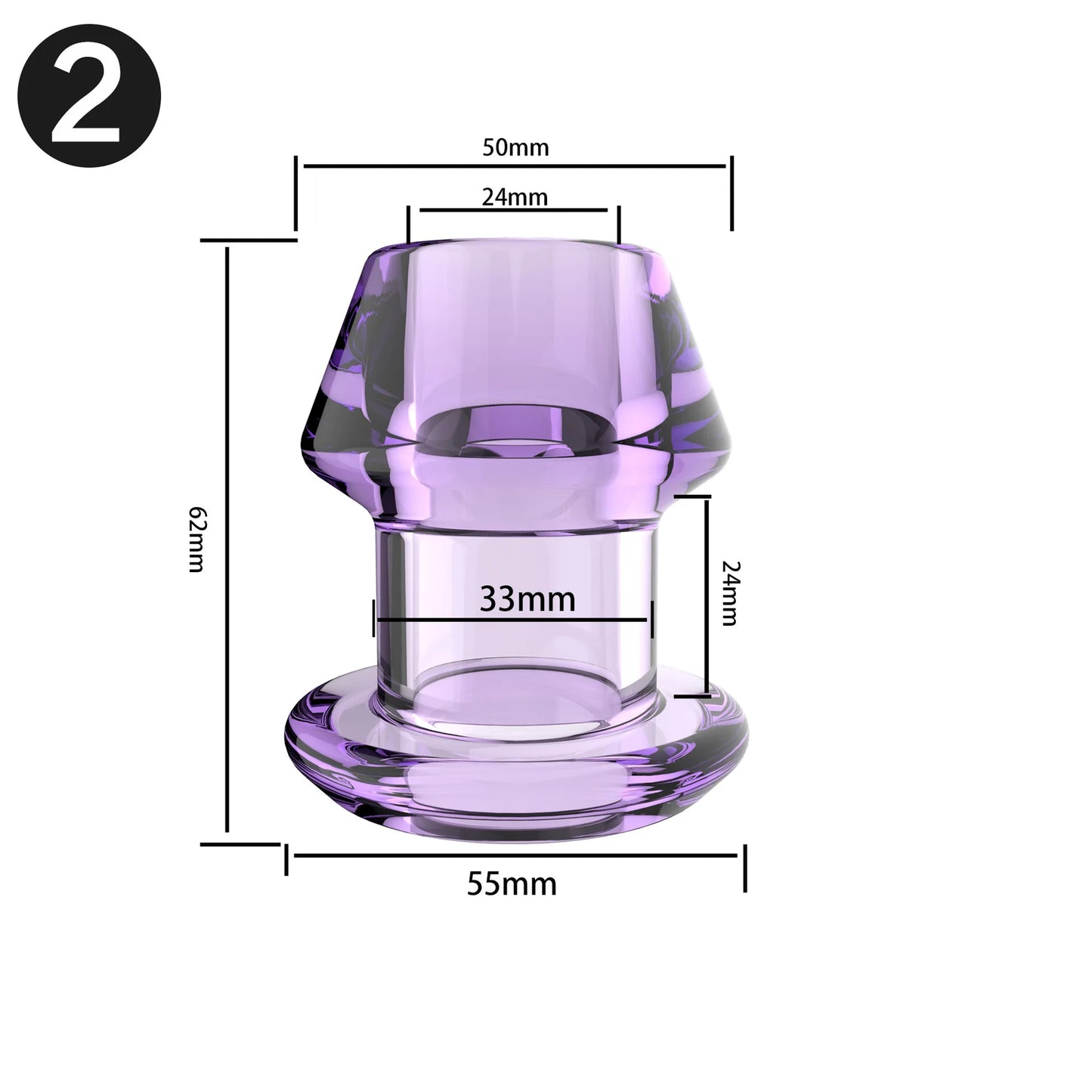 Hollow Vaginal Peephole Vaginal Peephole Anal Plug Vaginal Dilation Anal Dilation BDSM Enema Sex Toy Butt Plug for Men Women