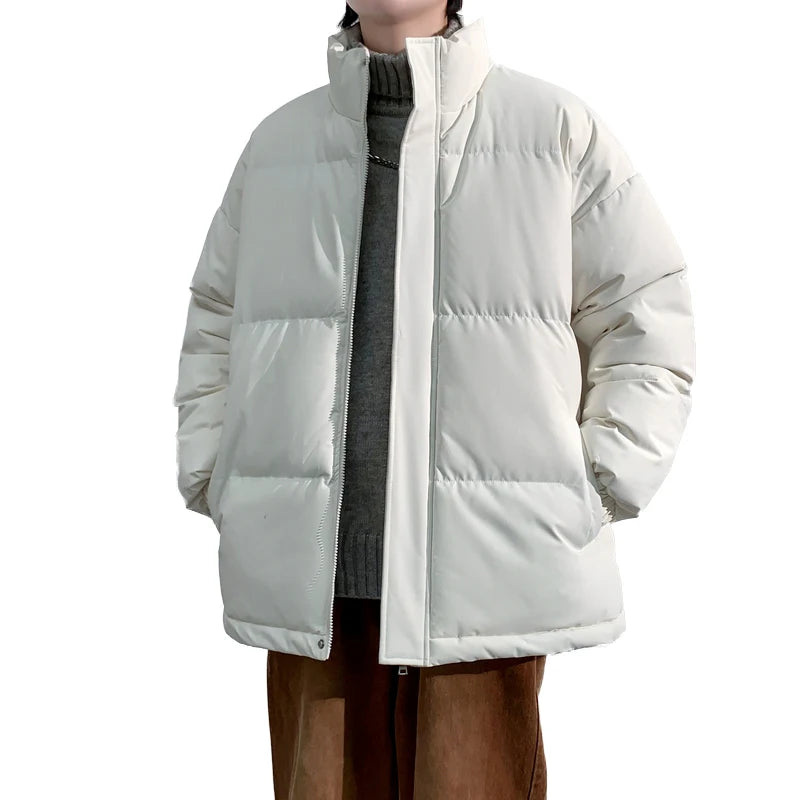Winter Parka Men Brown Thick Warm Jackets Big Size 6xl 7xl 8xl Oversize Cotton Padded Windbreaker Outwear Waterproof Loose Coats