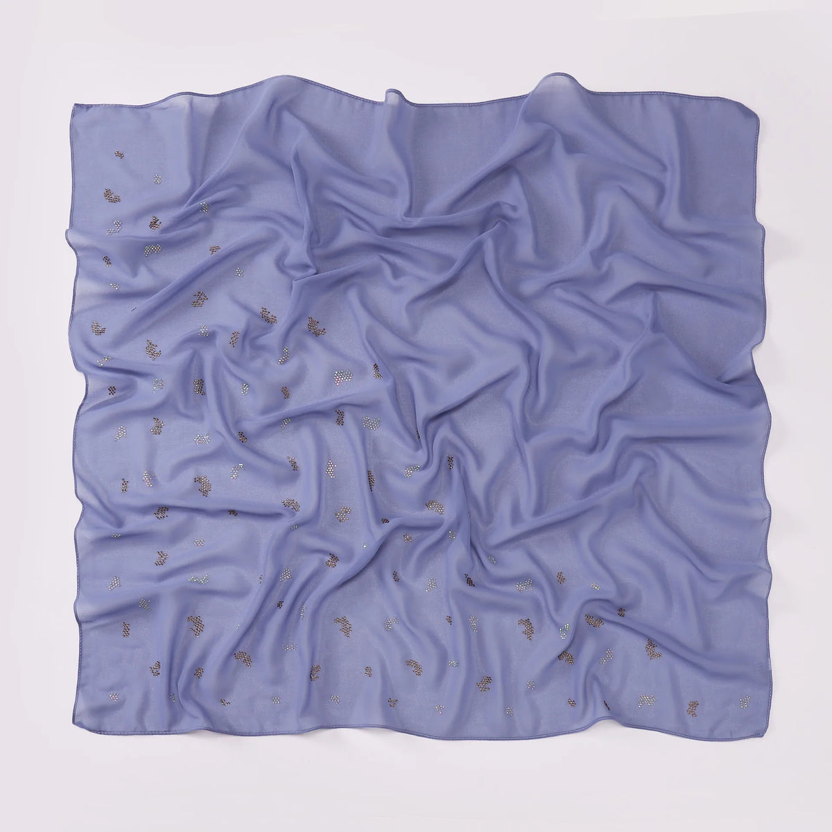 90*90cm Square Chiffon Hijab Scarf Women Solid Color Muslim Soft Head Scarf Islamic Shawls and Wraps Headband Musulman Scarves