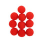 10pcs Magic Sponge Ball Red Magic Props Comedy Tricks Finger Sponge Play Ball Gift for Kid Halloween Party Masquerade