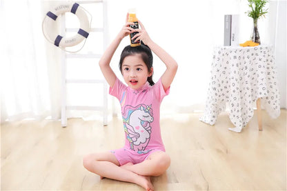 2-10T Summer Kids Boy Swimsuits Vacation Beach Pants Long sleeve Tops with Hat Toddler Sets Fashion Children Surfing Swim Suit