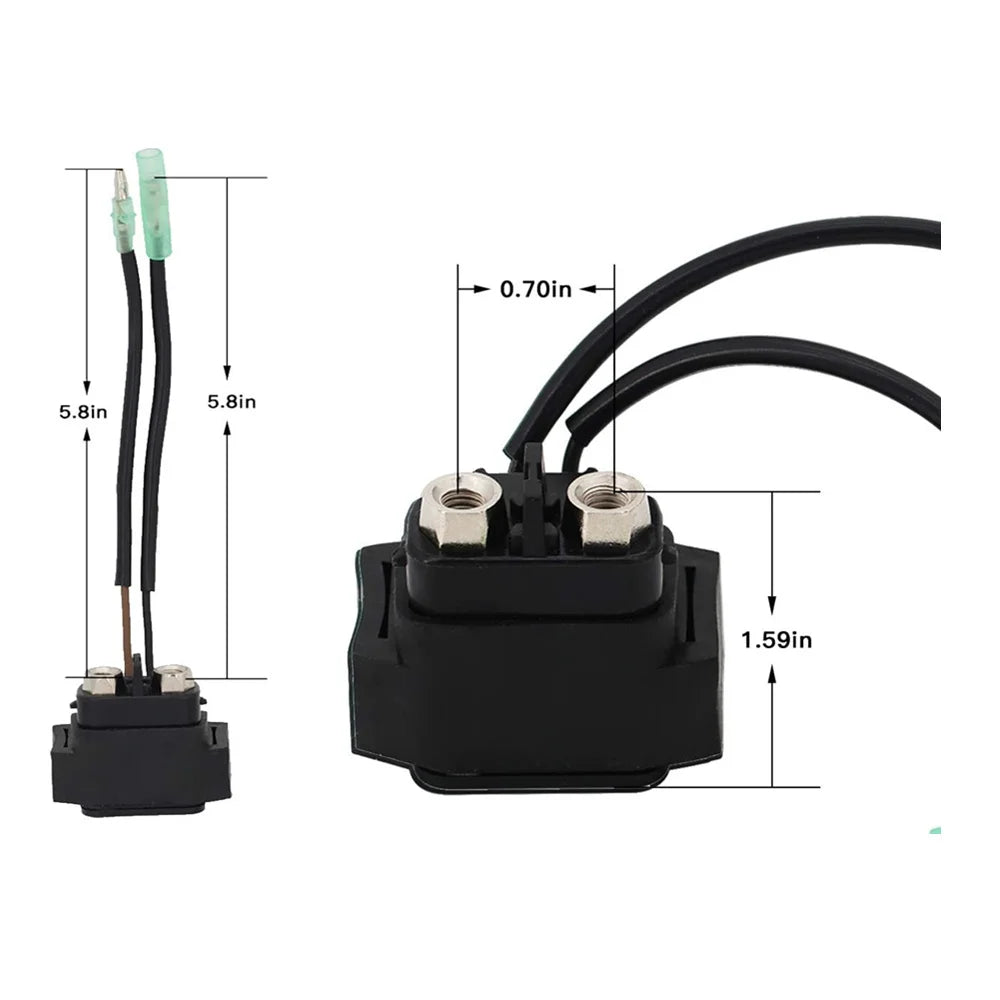 JayCreer Starter Solenoid Relay For Yamaha WaveRunner,68N-81940-00 68V-8194A-00