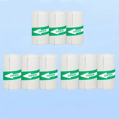 10Pcs Mini Printer Paper For peripage Self Adhesive Thermal Paper Printable Sticker Paper for Pocket Thermal Printer