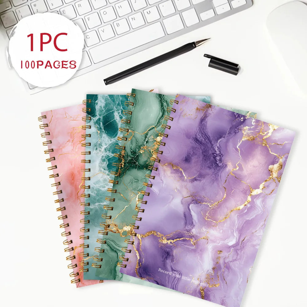 Marble Pattern Notebook, Journal, Blank Lined Pages, Ideal Gift for Note-Taking, Inspiring for Men and Women, Perfect for Studen