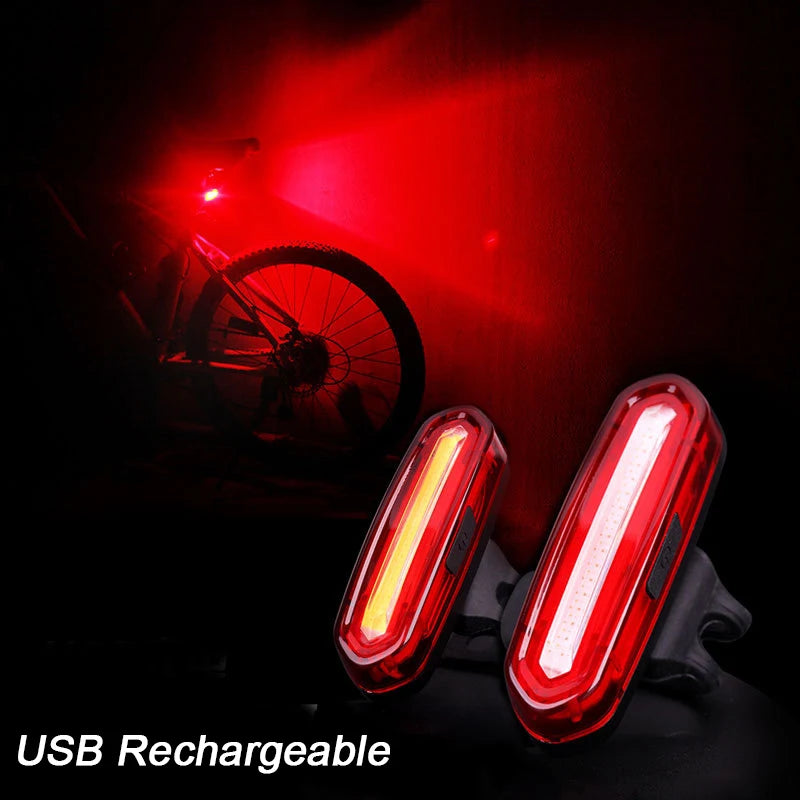 Bicycle Tail Lamp Waterproof Bicycle Light LED Bike Rear Lights High Bright Night Cycling Safety Warning Lamp Road MTB Lantern
