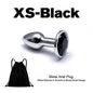 5 Size Black Butt Plug Metal Anal Plug Jewelry Base Beginner to Expert G-Point Massage Dildos Adult Women Toys Adult Men Toys