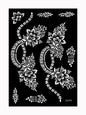 Flower Tattoo Stencil Reusable Henna Template for Hand and Body Henna Tattoo Design for Wedding Festival Party Tattoo Tools
