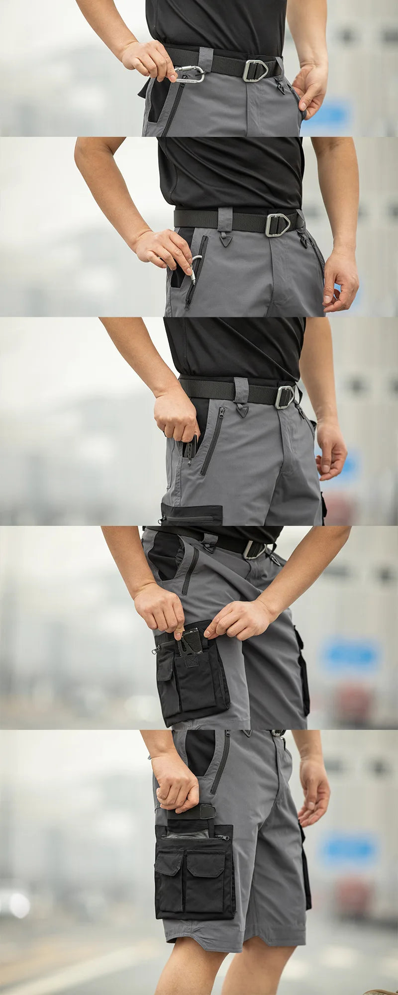 Men's Tactical Cargo Shorts Quick Dry Lightweight Multi-Pocket Military Style for Hiking Fishing Camping Work Summer Outdoor