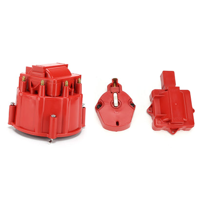 Car Distributor Cap with Coil Rotor Auto Accessories For Chevy V8 265 283 307 327 350 383 396 400 402 427 454 472 502 Engines