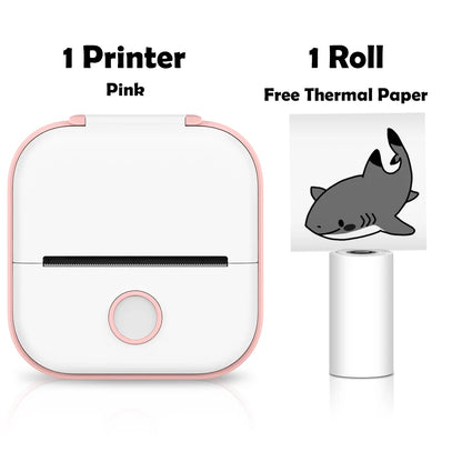 Phomemo Self-adhesive Sticker Paper for T02/M02X Portable Printer Thermam Paper Label Sticky DIY Photo Text Study Notes Printing
