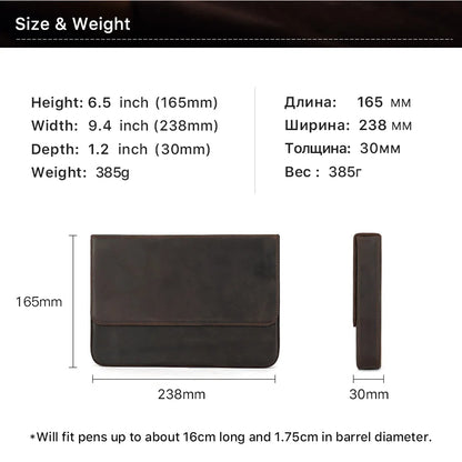 Luxury Genuine Leather 12 Slots Fountain Pen Case Box Office School Stationery Pen Storage Pouch Holder with Removable Pen Tray