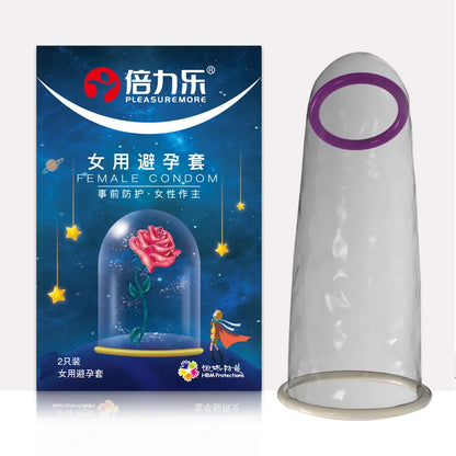 Big Condoms Adult Sex Toy for Women 75mm Rubber Latex Condoms G Spot Stimulate Female Condom Penis Sleeve Contraceptive Sex Shop