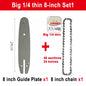 1/4 chainsaw chain guide 4/6/8/10 inch portable electric saw mini chainsaw logging saw blade Pruning chain saw chain accessories