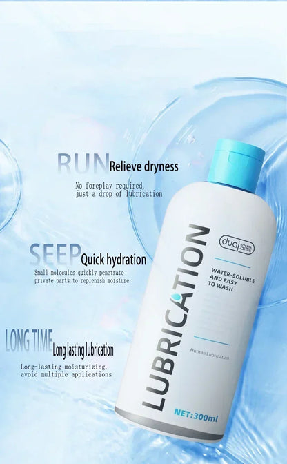 300ML Water based Lubricant Safe Intimate Gel Vaginal Anal Lube Lubricating Oil Adult For Women Men And Couple Erotic Tools