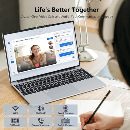 2026 Laptop Windows 11 Intel Core i9 10980HK 15.6 inch Gaming Laptops Portable Computer Backlit keyboard 16GB RAM 1TB SSD Pc