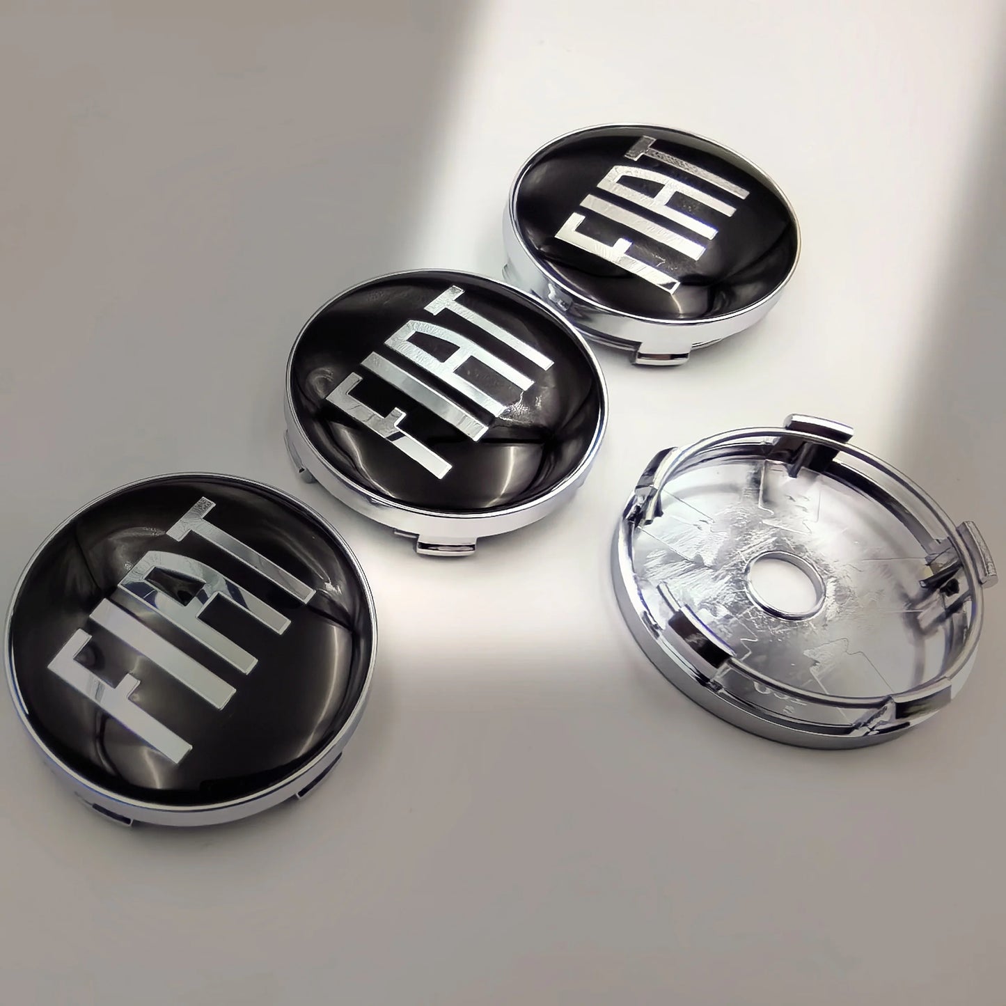 4pcs Fiat 500 Abarth Lancia Car Wheel Center Hub Cap Car Wheel Center Caps Hubcap Cover 60mm