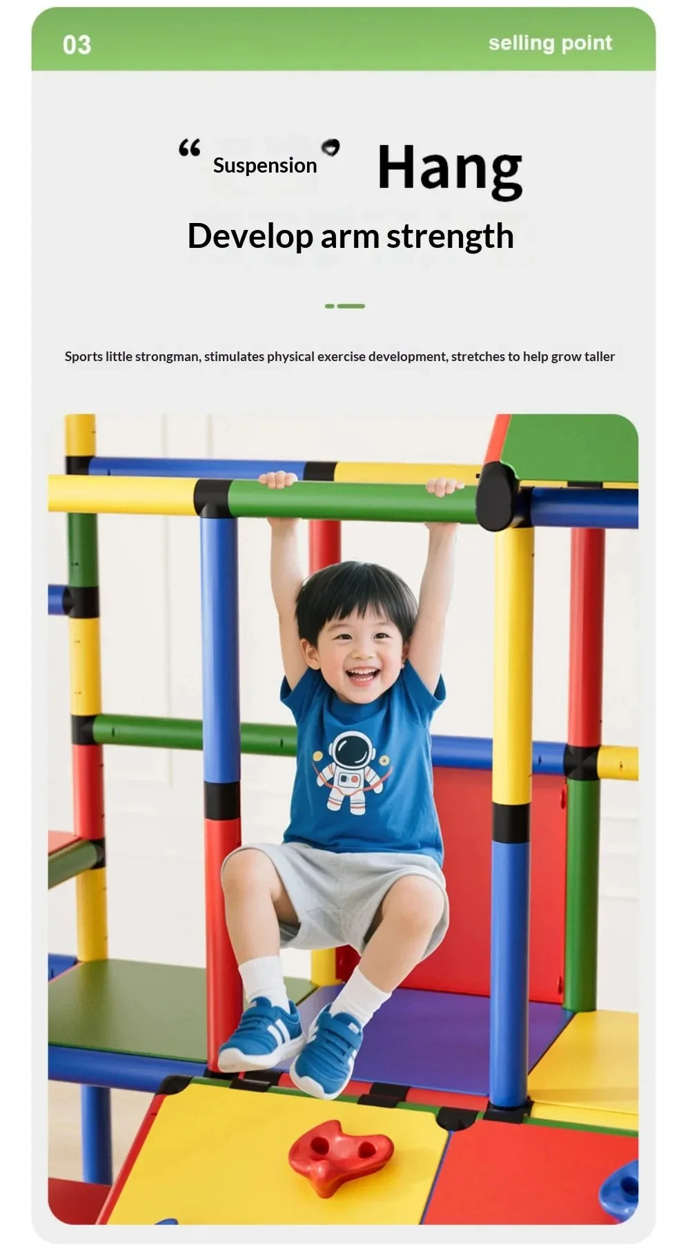 Kids Indoor Climbing Frame With Slide For Sensory Training And Intellectual Development Play Equipment