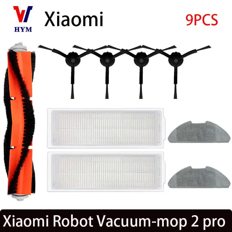 For Xiaomi Mi Robot Vacuum-Mop 2 Pro/Lite MJST1SHW MJSTL Hepa Filter Mop Cloth Main Side Brush Mijia Vacuum Cleaner Accessories