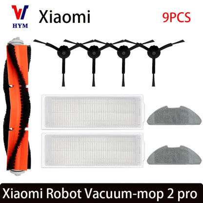 For Xiaomi Mi Robot Vacuum-Mop 2 Pro/Lite MJST1SHW MJSTL Hepa Filter Mop Cloth Main Side Brush Mijia Vacuum Cleaner Accessories