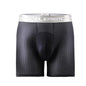 Men's Extra Long Sports Underwear Boxer Running Anti-Wear Legs Large Size Ice Silk Loose 100kg Fat Guy Four Corners