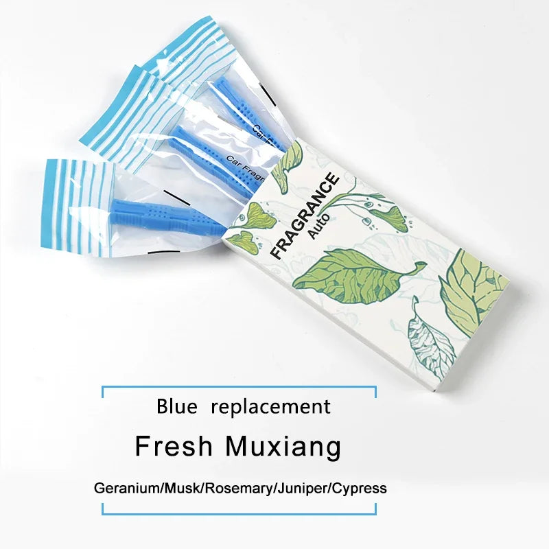 Car Air Fresheners F10 F30 Fragrance Holder Refill Strips Car Air Freshener Perfume Diffuser Blade Shape Vent For BMW