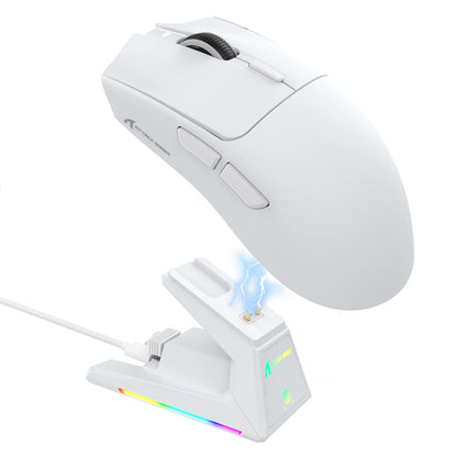ATTACK SHARK X1 Gaming Mouse with Magnetic Charging Dock, PixArt PAW3395PRO Gaming Sensor, 40000DPI,53g, 100M Microswitches