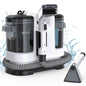 Powerful Carpet Cleaner 13.5 KPa Lubluelu V6 with 1.75L Dual Tanks, 5M Cord 1.7M Hose - Deep Clean Sofa Mattress Car Seat Pet Stains