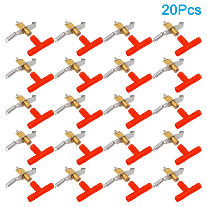 5/10/15/20Pcs Rabbits Drinker Nipple Automatic Feeding Water Nipples Pet Feeder Waterer For Rabbit Bunny Farm Rodents Animals