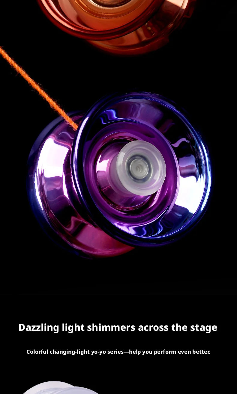 Professional Aluminum Metal Yoyo Ball for Children Beginners - Competitive Yoyoball with Accessories Suitable for Adults And Kid