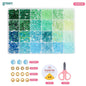 DIY Bracelet Making 6mm Glass Loose Beads Full Set Jewelry Accessories Beading Supplies for Handmade Ornament Creation