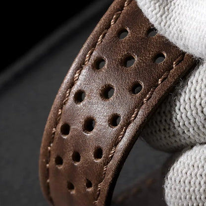 Breathable Leather Strap Men Women Universal Cowhide Watchband Business Wristbelt Band Sport Bracelet Accessories 18mm 20mm 22mm