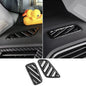 FOR Audi Q3 2019 -2022 Car Carbon fiber style Console Gear Shift Frame Cover Trim Interior accessories  Auto Integral interior