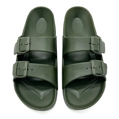 Brand Women Men Slippers Soft Sandals 2025 Summer Women Beach Casual Shoes EVA Slides Original Men Flip-flop Men's Sandal