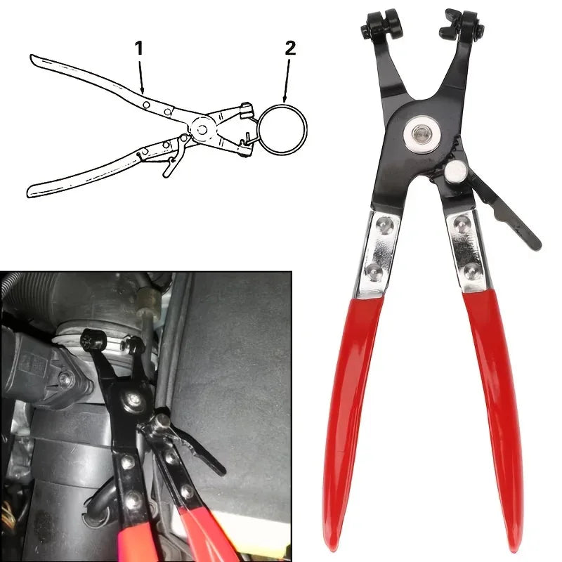 Professional Automotive Welding Hose Clamp Pliers Water Pipe Removal Tool Car Wire Holder Soldering Pliers Repair Maintenance